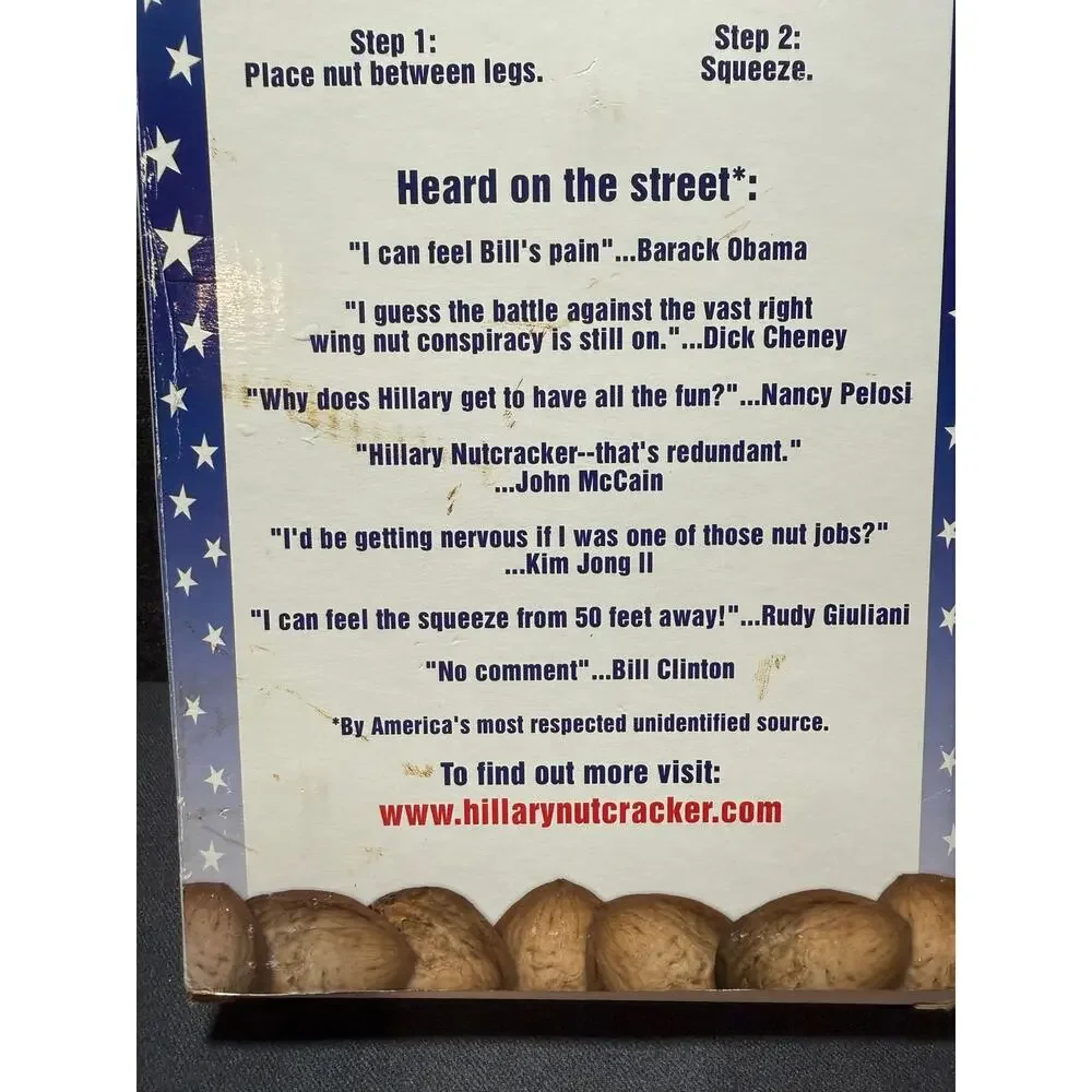 The Hillary Nutcracker Vintage 2007 Political Novelty Gag Gift 9